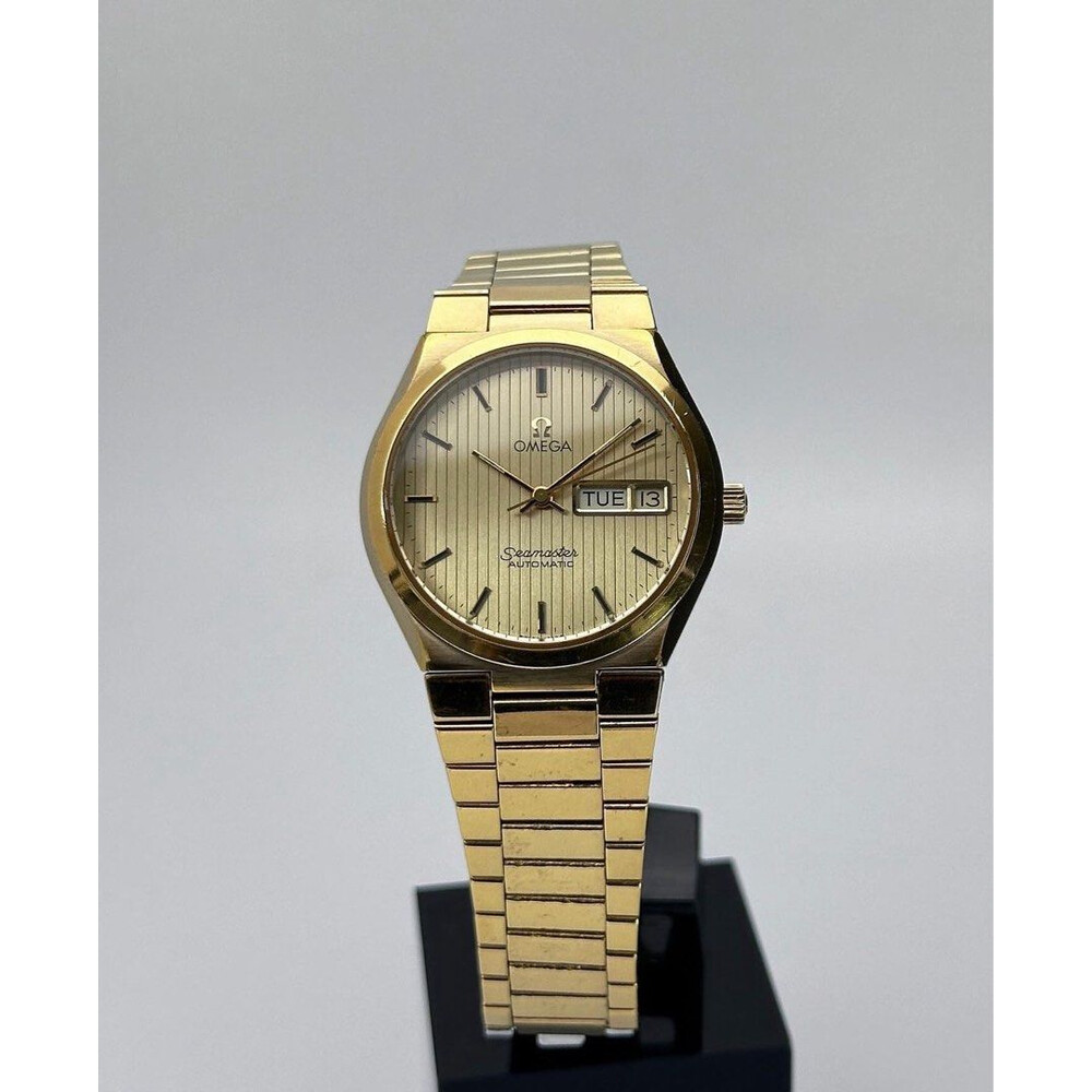 35mm • 1982 vintage Omega Seamaster GP Day-Date Tapestry Dial cal.1020
